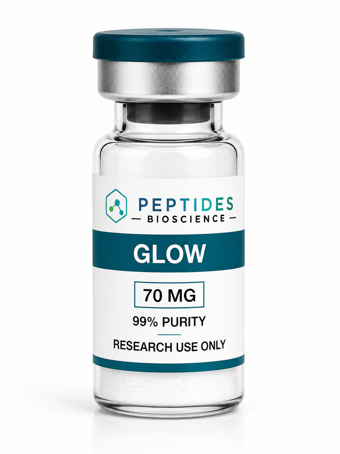 GLOW (GHK-Cu / BPC-157 / TB-500) 70mg vial